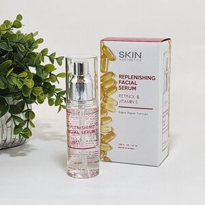 Skin Aesthetics Retinol & Vitamin E Facial Serum 1.69oz/50ml Replenishing Repair
